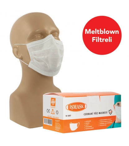ULTRASONİK MELTBLOWN MASKE 50'LİK KUTU