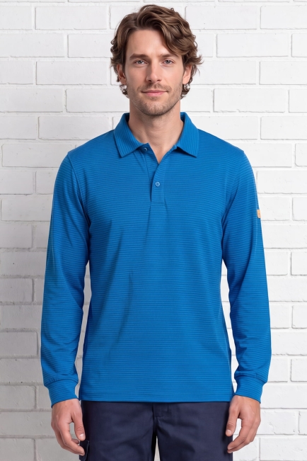 ESD POLO YAKA UZUN KOL T-SHİRT