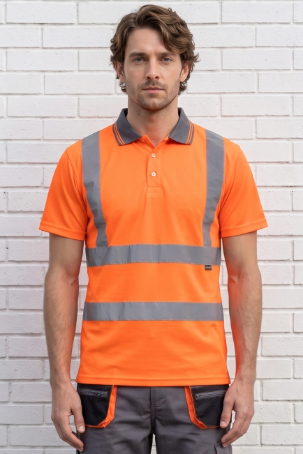 RT22 - Hİ-VİS POLO YAKA T-SHİRT