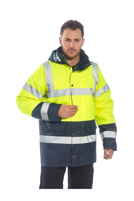 Portwest S466 - Hi-Vis Çift Renkli Trafik Parka - İşmont