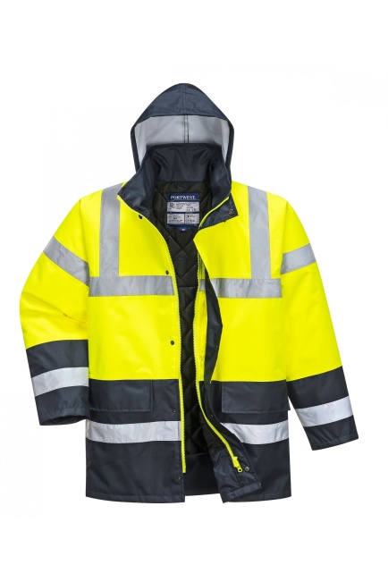 Portwest S466 - Hi-Vis Çift Renkli Trafik Parka - İşmont